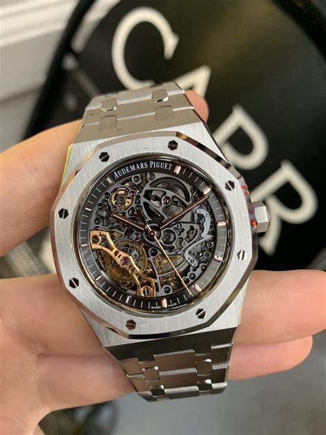 skeleton audemars piguet royal oak|ap royal oak price chart.